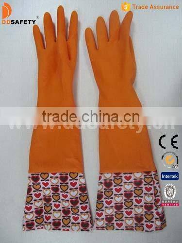 DDSAFETY Wholesale Fashion Design Latex Household Gloves