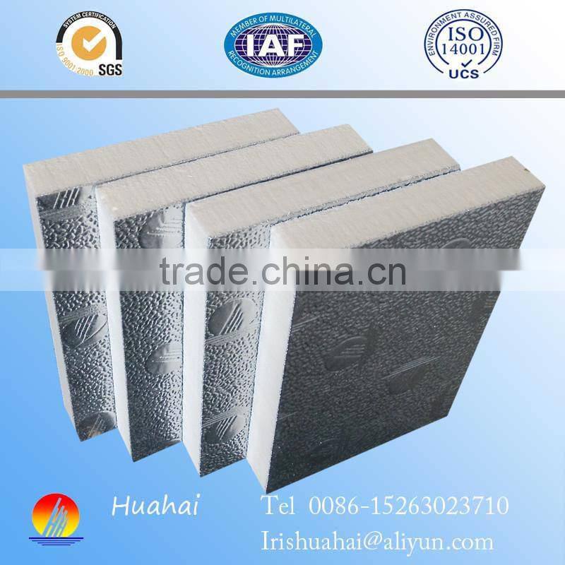 Smooth surface aluminum foil compound PIR air duct panel