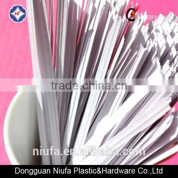 Gifts toys food packaging used ODM paper coated twist tie wire