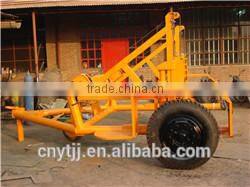 8T-10T Machinery Cable Drum Trailer, Cable Drum Winch