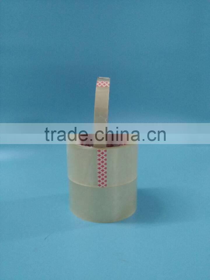 hot sale clear/transparent yellowish bopp adhesive packing tape for carton sealing