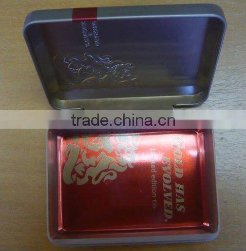 Cigarette Tin with Hinge