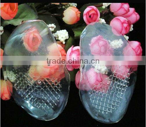 smooth Comfortable forefoot cool gel insole /gel half insole/ lady forefoot pad