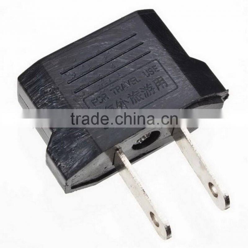 Universal Travel Power Plug Adapter EU EURO to US USA Adaptor Converter AC Power Plug Adaptor Connector