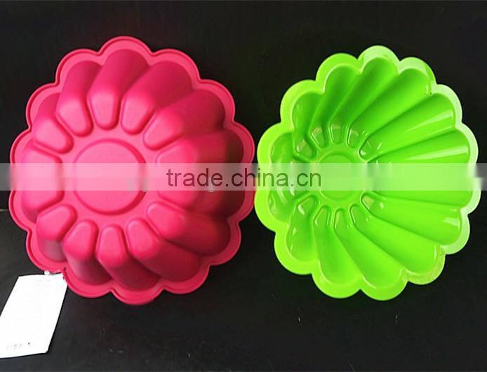 10134 flower Shape Silicone Cake Mold
