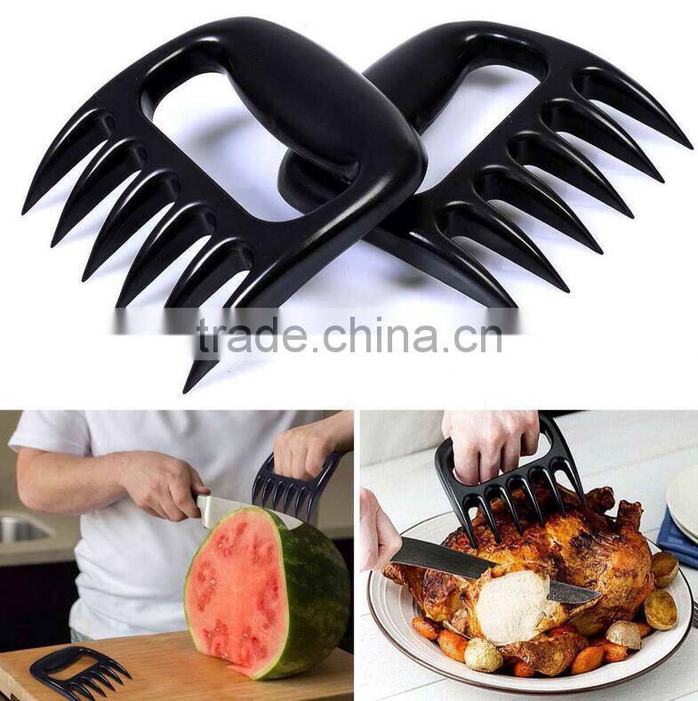 Best Seller FDA And BPA Free Pulled Pork Accessories BBQ Tools Meat Claw With Colorful Box