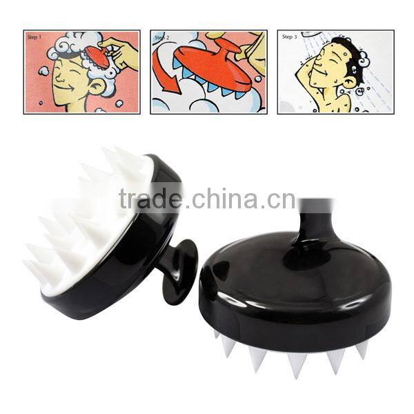 Beauty care materials silicone massage shower head brush
