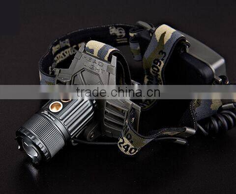 Rechargble Adjustable Zoom Headlamp 500 Lumens Led Headlight