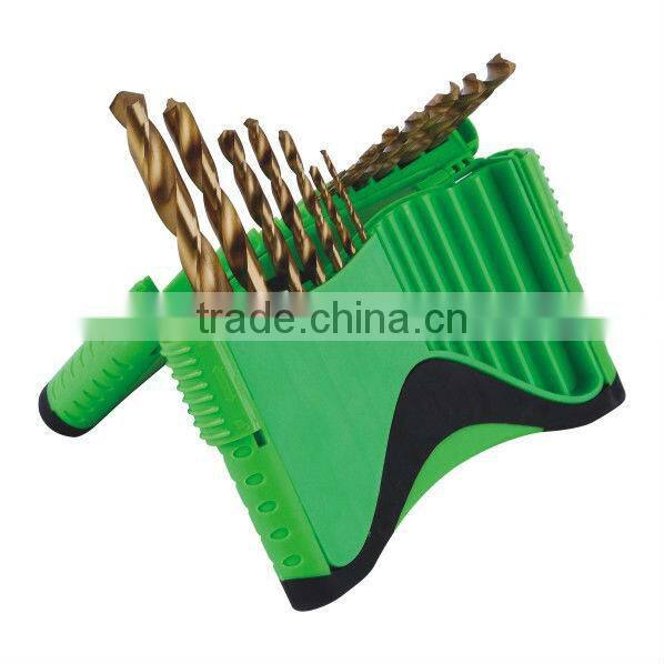 14pcs HSS drill bit set in plastic case