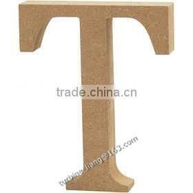 wooden MDF Letter "T", alphabet letter
