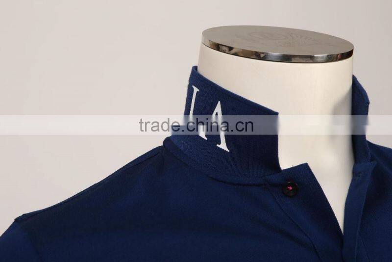 newest solid polo shirts for men in china