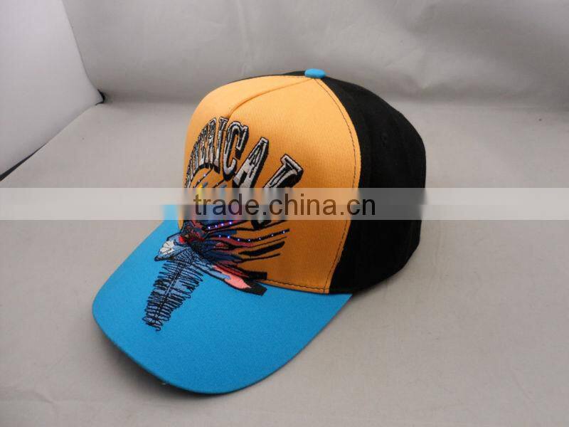 2015 fashion custom design baseball cap/ led cap