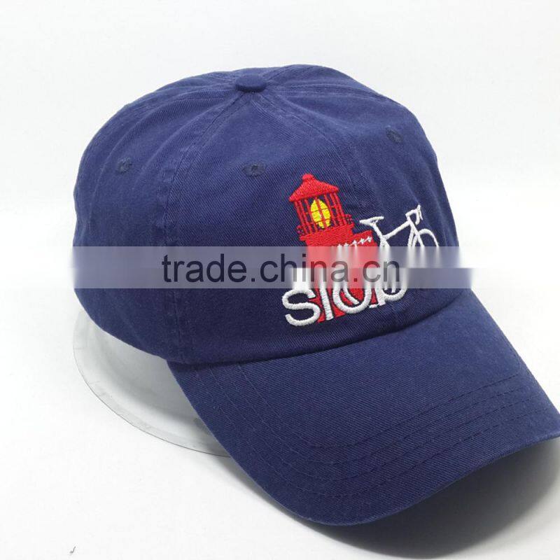 100% cotton torn washed plain baseball cap