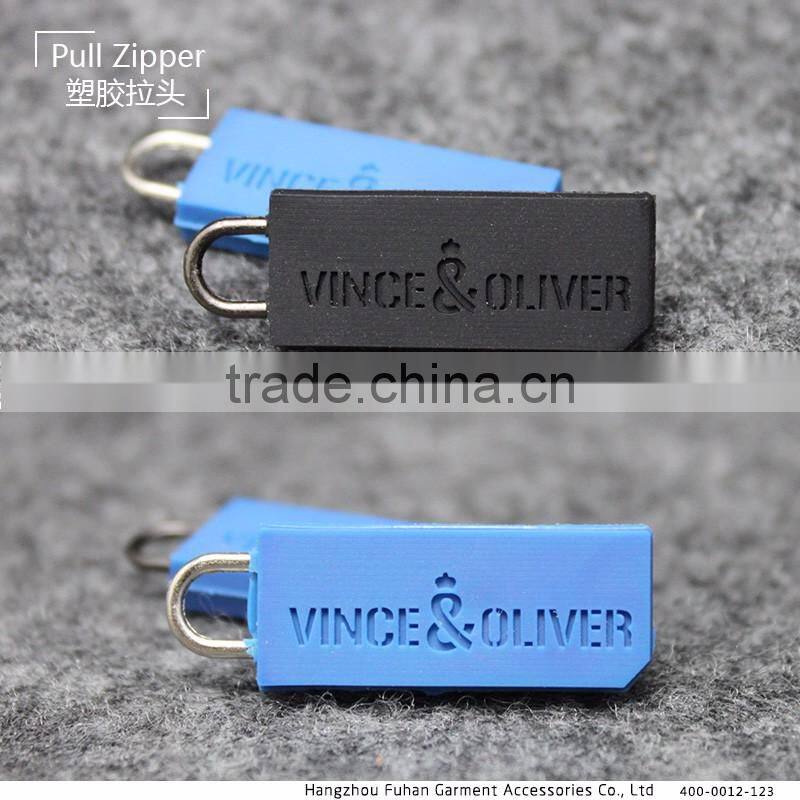 Wholesale High Quality Eco-Friendly Garment Plastic Zipper Puller