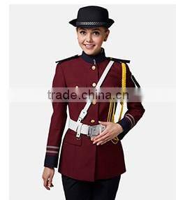 Uniform For Security Guards Red Color For Women Security Jackets