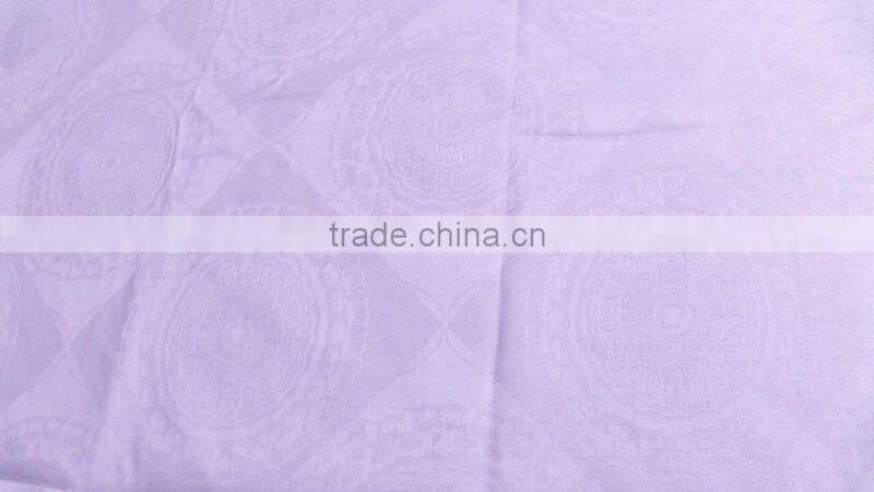 2016 hot sale high quality round polyester jacquard table cloth