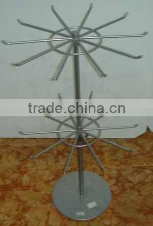 counter top rotating jewelry/ring display stand for hanging bracelet