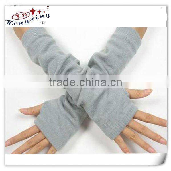 Coffee easy knitted winter glove