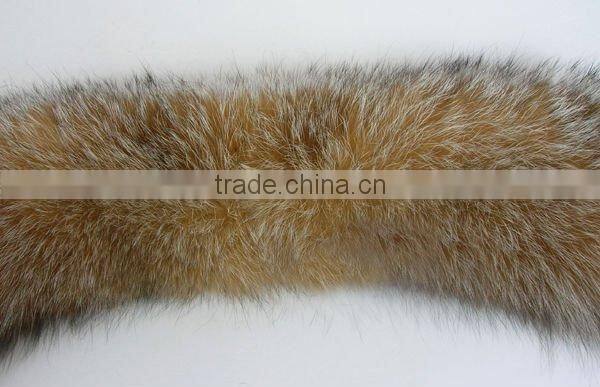 Collar-F3 Detachable Genuine Crystal Big Fox Fur Collar