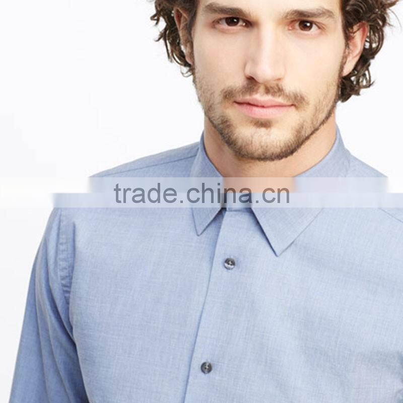 Wholesale men's business custom-made factory price linen mens shirts long sleeve