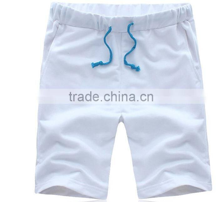 Wholesale Men's Blank Casual fashional comfortable quick dry pants 100%Cotton Trousers in summer