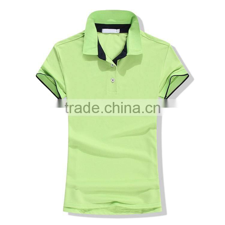 T shirt wholesale cheap women blank striped multicolor polo shirts