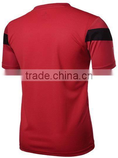 Summer Tops Mens O-neck Short Sleeve Casual Slim Sport Gym Training shirt