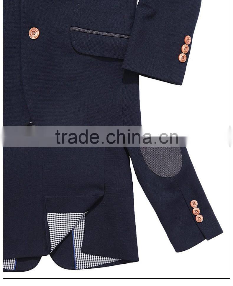 2016 fashion ELPA Black boys suit set kids suits blazer