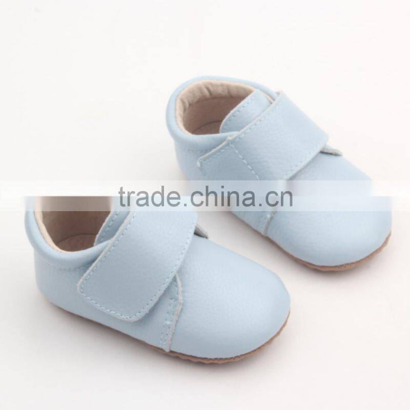 Latest design boys kids boots leather baby shoes rubber sole shoes