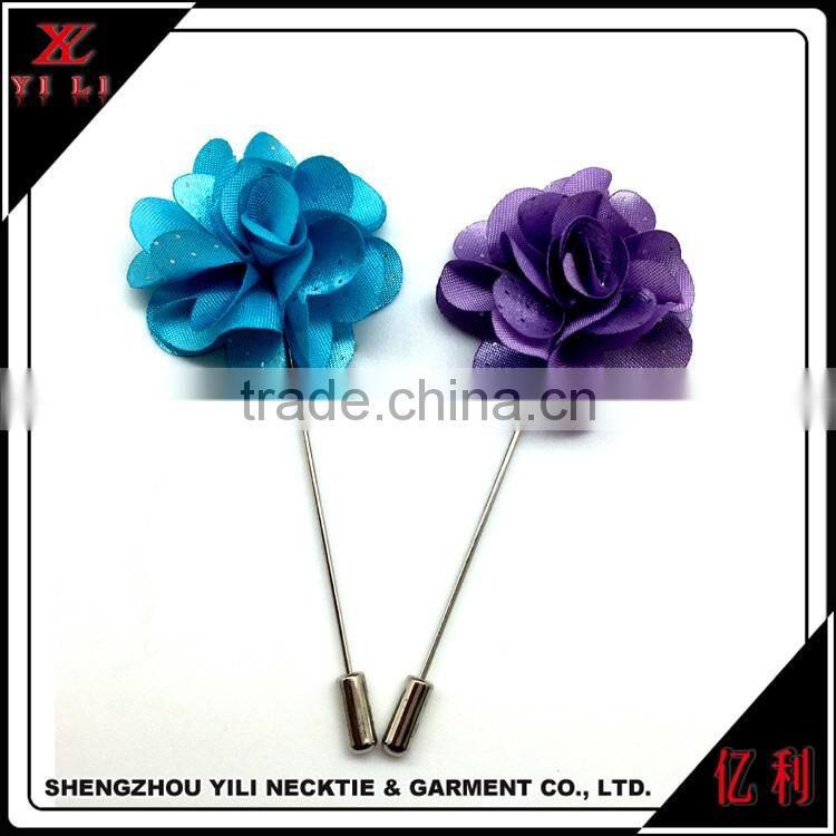 High quality flower lapel pin, cheap price and fashion lapel pin
