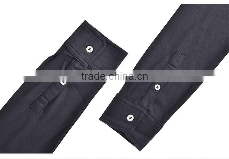Mens new design wholesale long sleeve polo shirt with pocket