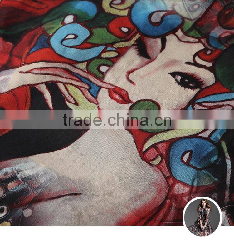 womens latest high quality printed chiffon traditional slim fitted dresses with bow