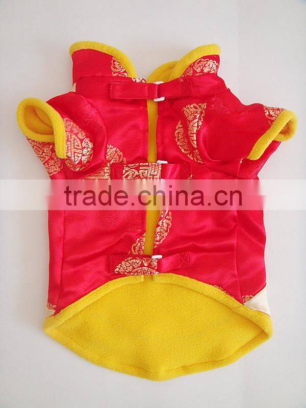factory sale Chinese style design dog costume
