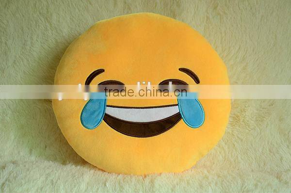 cheap cute custom whatsapp emoji pillow/cushion
