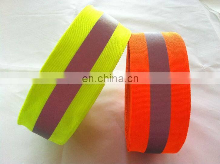 Orange Kaifeng High Reflective Nylon Ribbon For Safety Products Accessories
