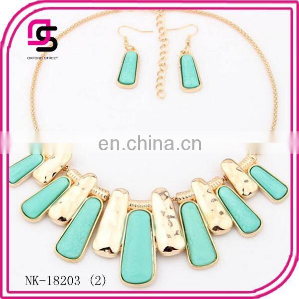 New arrival style short necklace earring Jewelry Set 2014