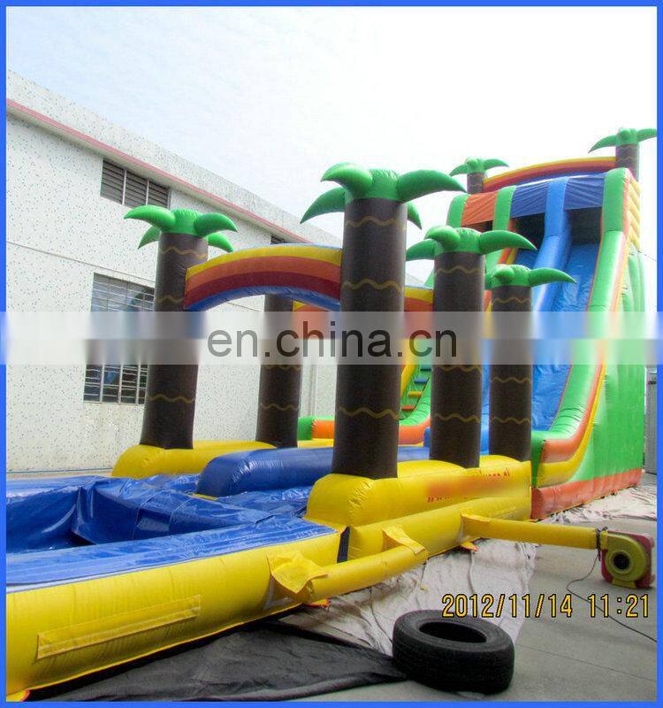 Top largest inflatable water slide lake inflatable water slides