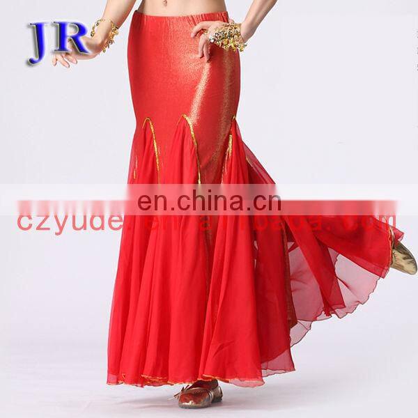High ice silk and chiffon women long belly dnace costume dress Q-6009#