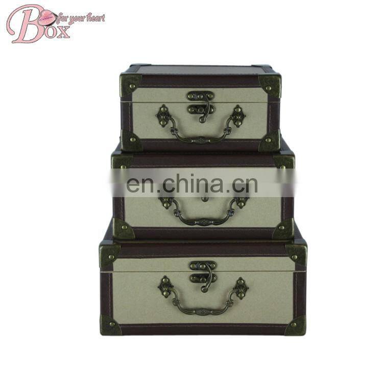 Small Kraft Paper Toys Suitcase Box Shantou Supplier