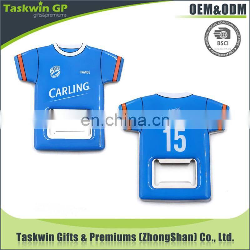 Custom T-Shirt Bottle Opener, Stainless Iron Material Bottle Opener for Promotional