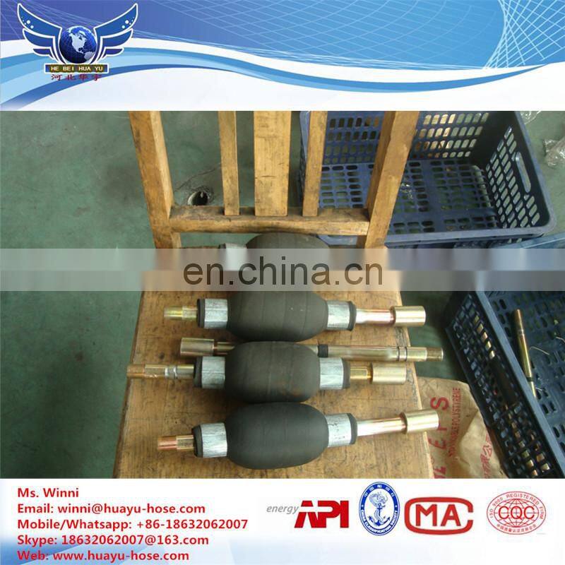 Coal bed drilling seal hole inflation hose grouting packers