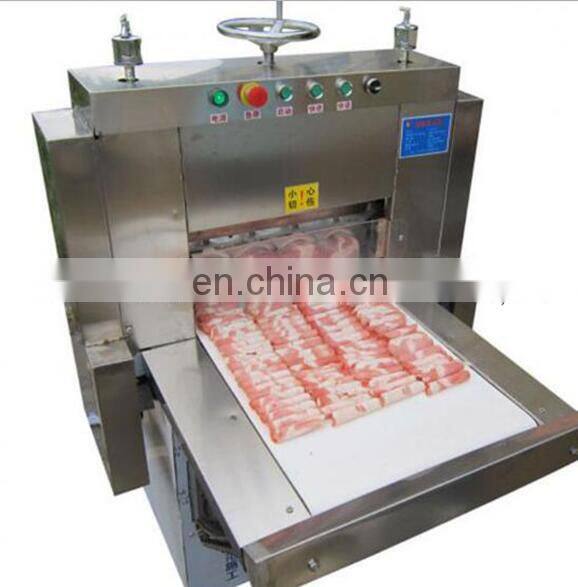 Frozen Beef Roll Slices Cutting Machine for sale