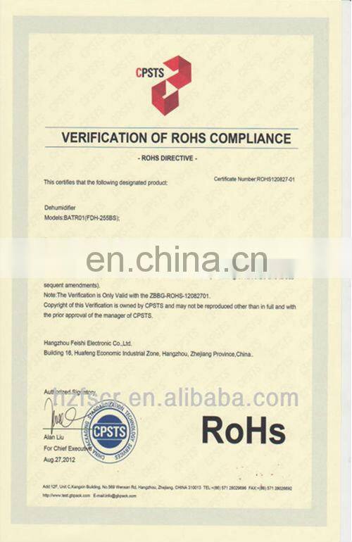 Commercial Dehumidifiers FDH-255BS-3 Brand Compressor Portable Dehumidifier