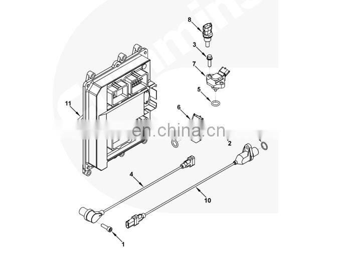Original ISBe engine ECM 0281020190