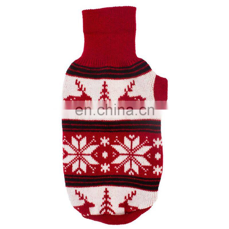 cheap online coat wholesale xmas pet clothes hand made dog sweater