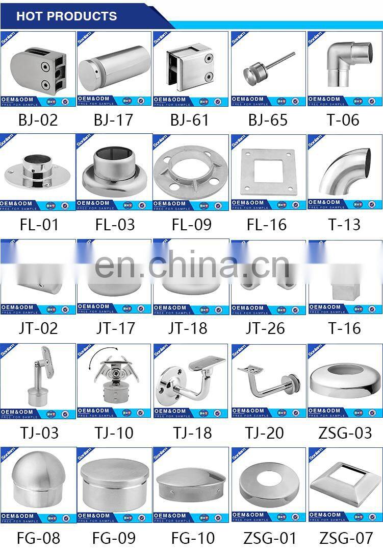 AISI304 Stainless Steel Slot Tube End Cap/ Hand Rail Decorative Cover