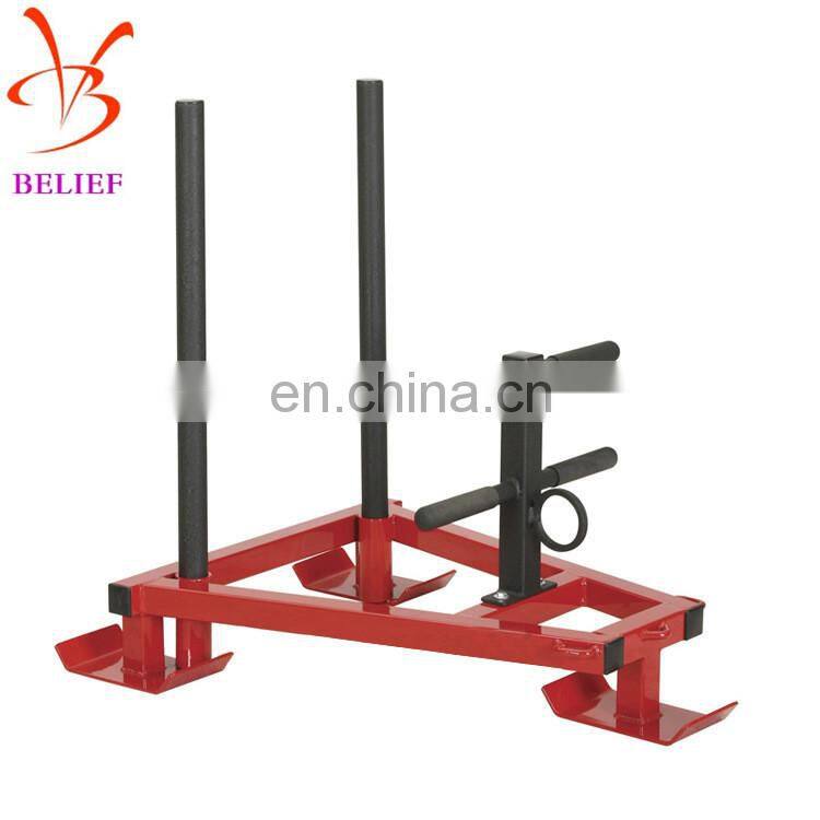 Can add barbell disc resistance Explosive Force Training energy sled