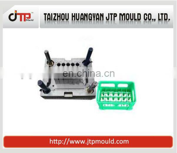 Huangyan high polished mesh crate mould plastic injection mould