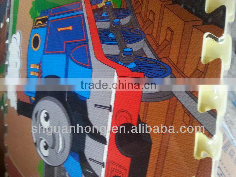 custom children intellectual jigsaw puzzle colorful eva foam puzzle