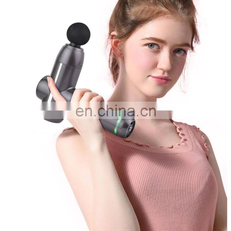 2020 Fancy Design Brushless Massager Low Sound Vibration Muscle Massage Gun with heating head